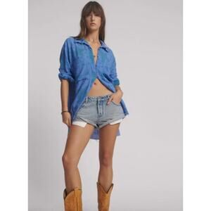 NWT Womens One Teaspoon Bandits Low Waist Denim Shorts Size 30